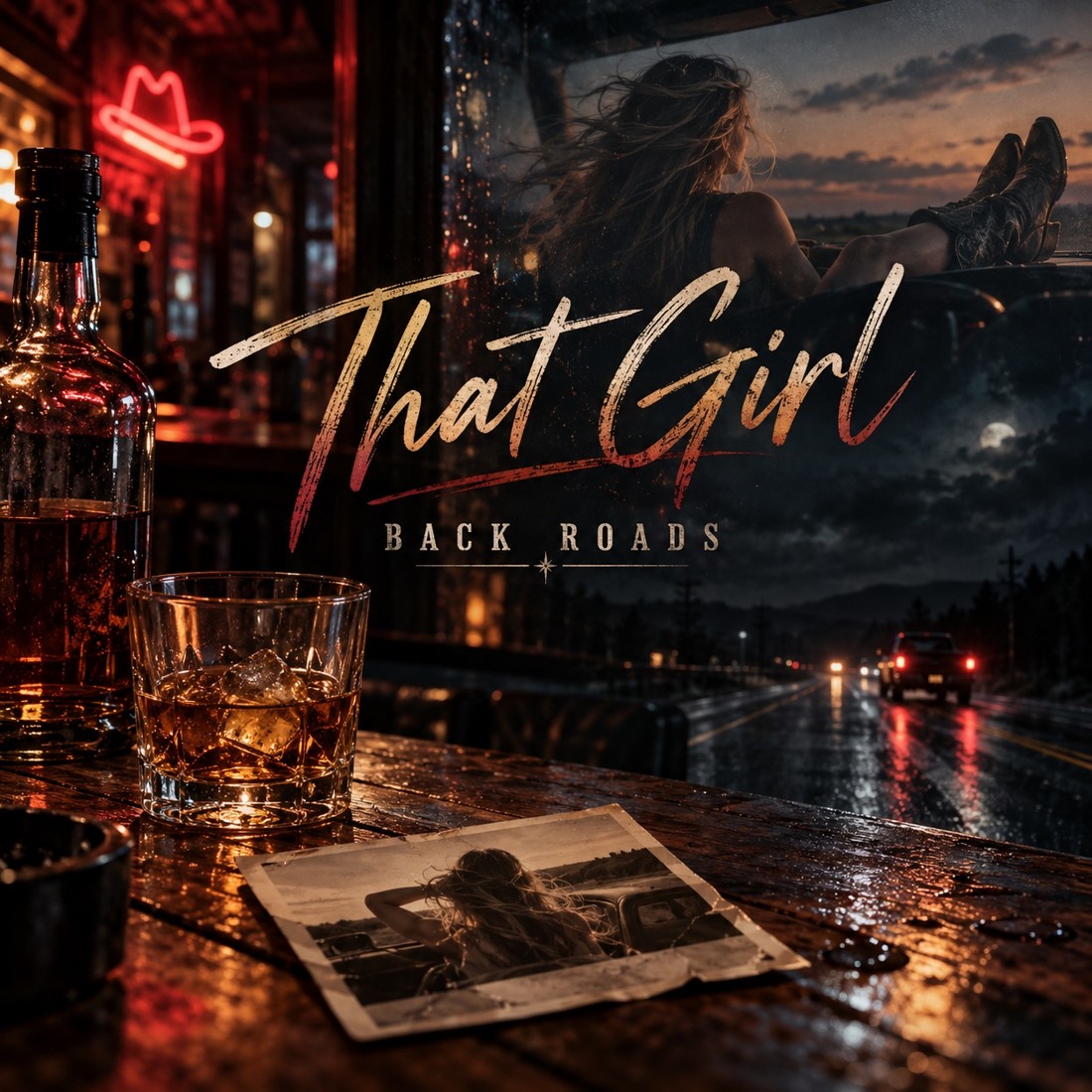 That Girl single artwork by Back Roads